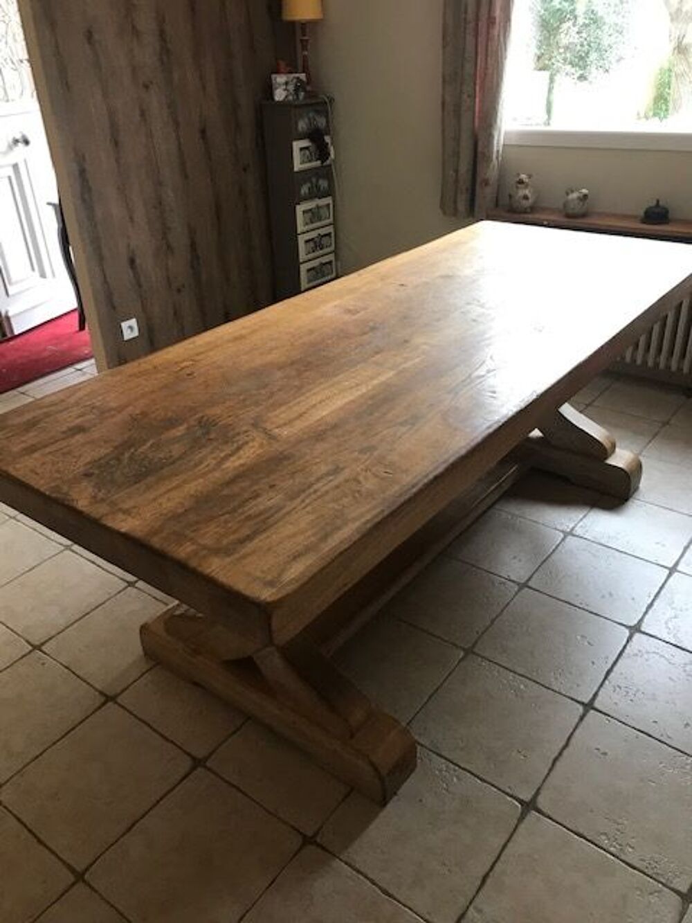 Table monastere chene massif 
Meubles