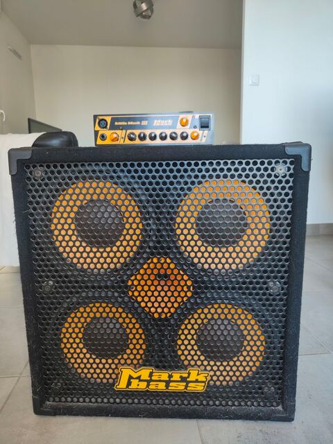 Tte ampli little mark bass III plus caisson 4x10 std 900 Nimes (30)