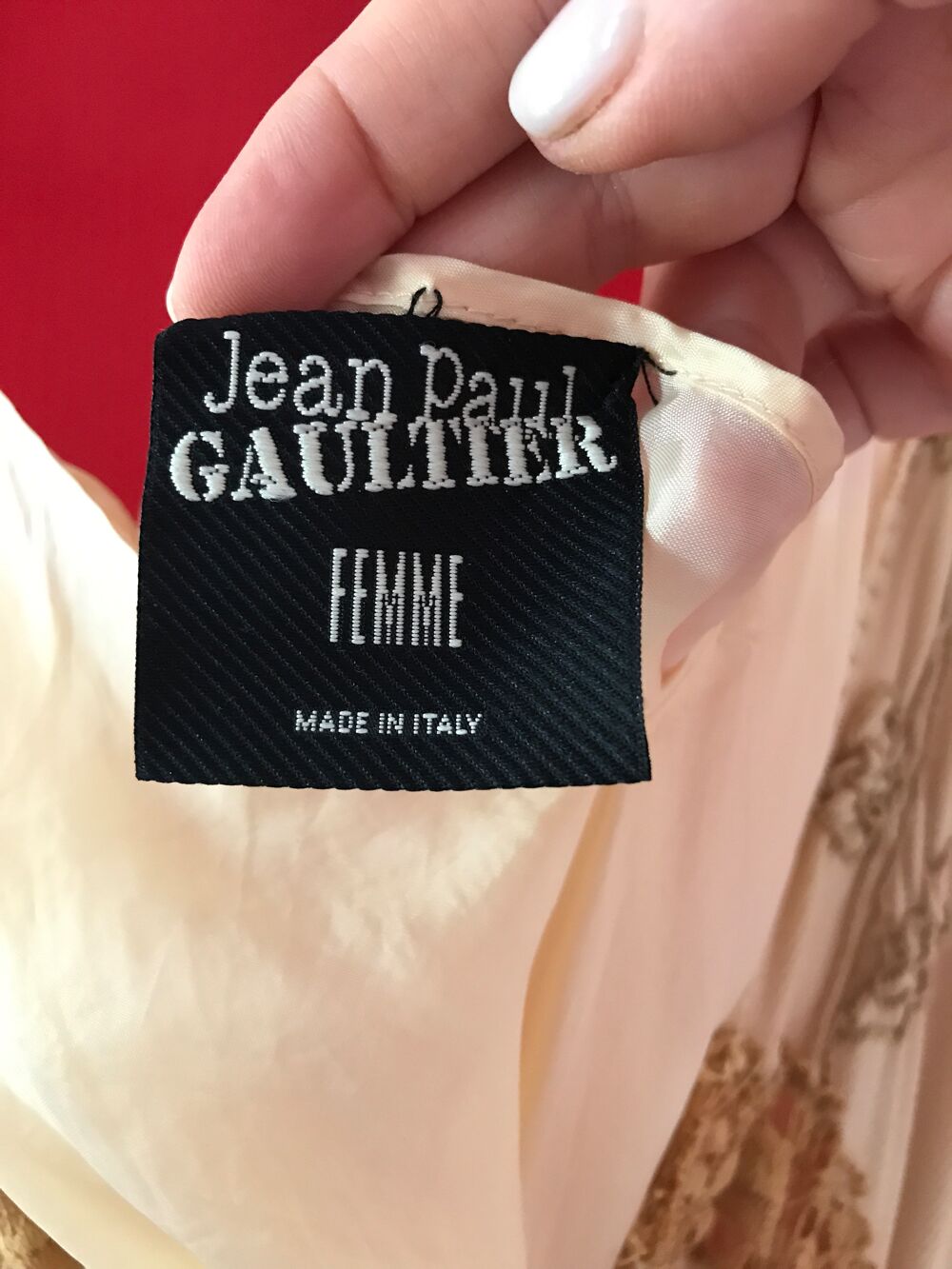 robe longue de soir&eacute;e Jean Paul Gaultier. achet&eacute;e neuve 2000 euros Vtements