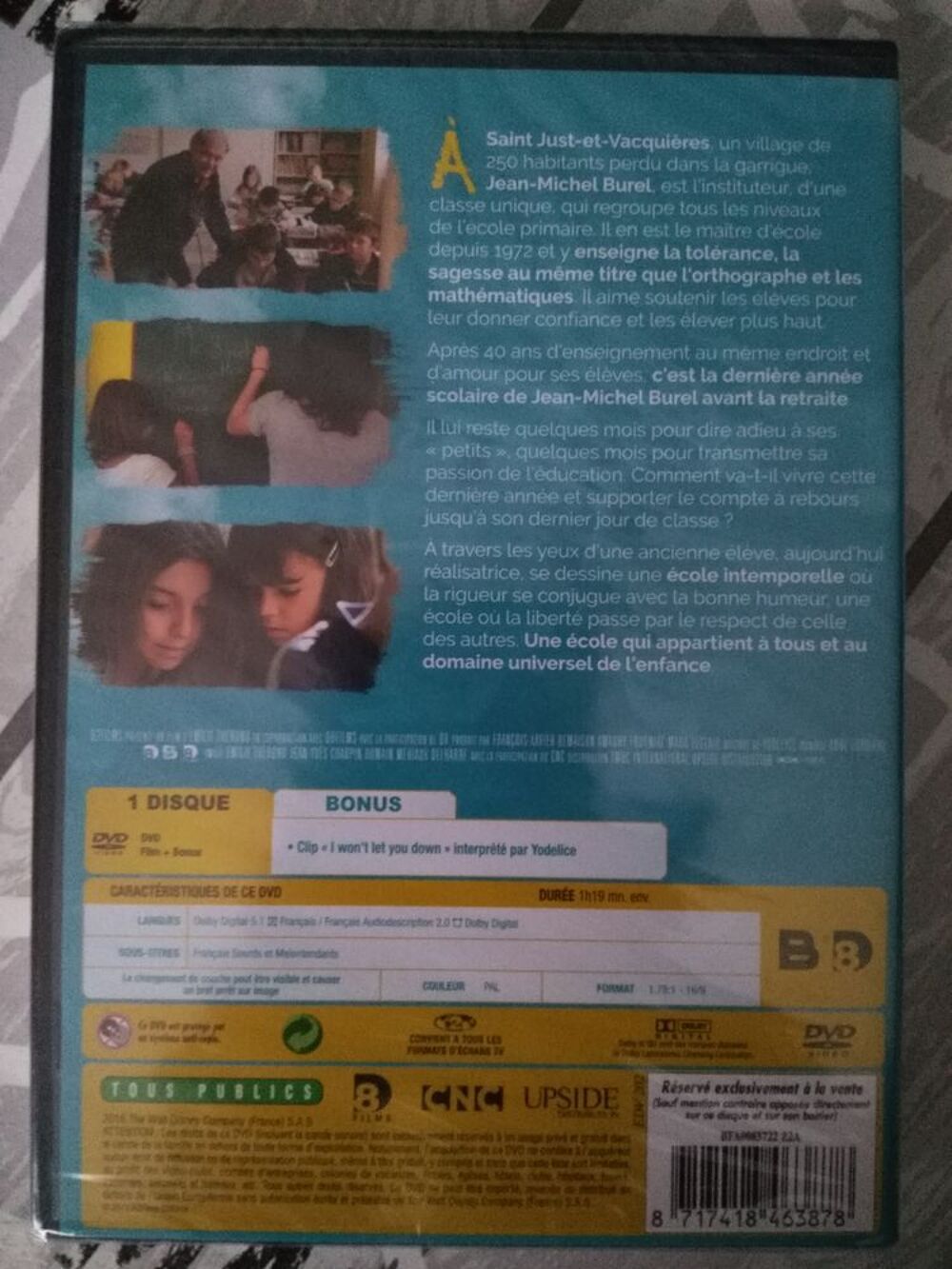 Mon ma&icirc;tre d'&eacute;cole - DVD NEUF DVD et blu-ray