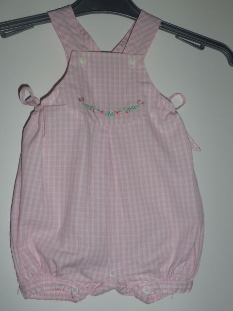 JACADI salopette courte t vintage vichy rose 6 mois 8 Rueil-Malmaison (92)