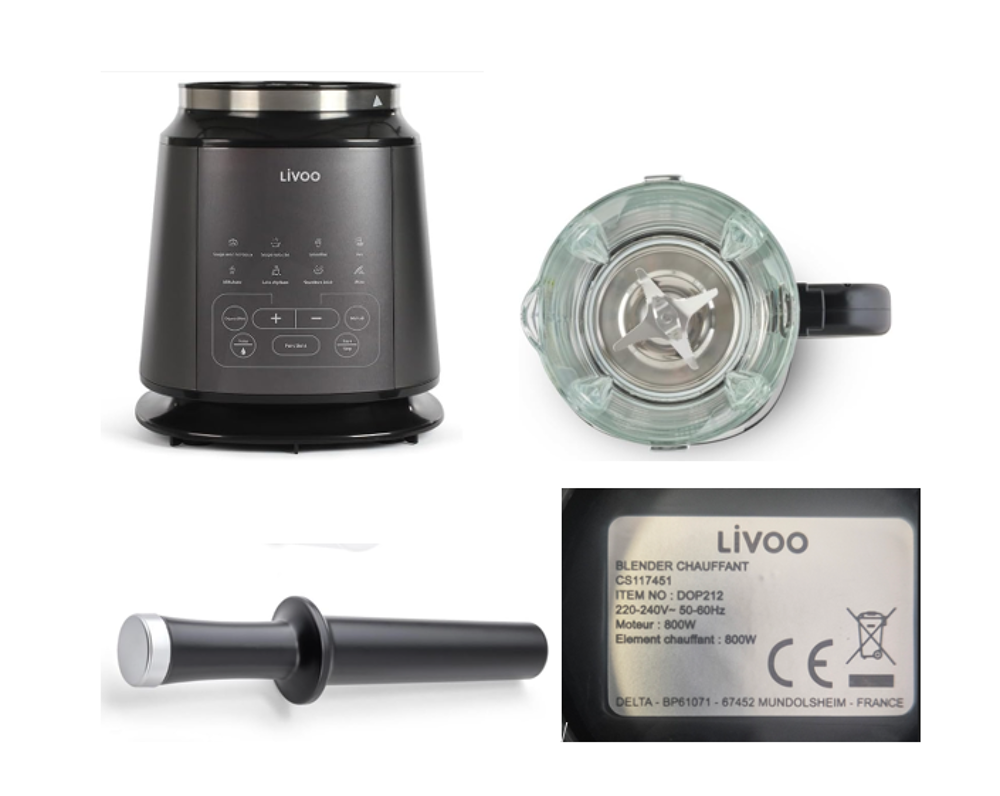 Blender chauffant Livoo 800 W CS 117 451 Cuisine