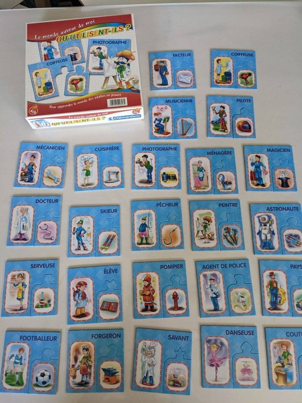 puzzle des m&eacute;tiers Jeux / jouets