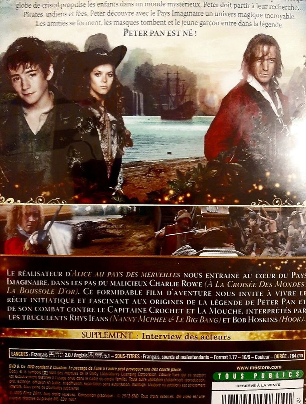 Peter Pan et le pays imaginaire dvd DVD et blu-ray