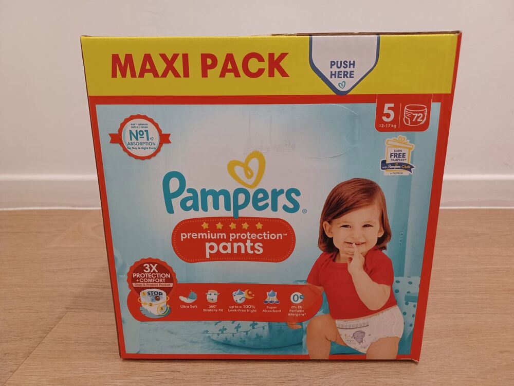 Maxipack Couches PAMPERS Baby -dry et Harmonie Taille 2 &agrave; 6 Pu�riculture