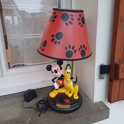 Lampe de chevet Mickey et Plut�t vintage 65 Rethel (08)