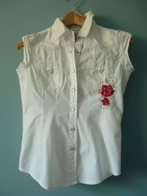 chemise femme kaporal blanc XS 34 TBE 10 Brienne-le-Chteau (10)
