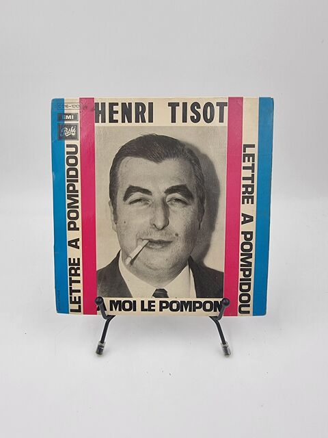 Vinyle 45 tours Henri Tisot : Lettre  Pompidou 3 Vulbens (74)