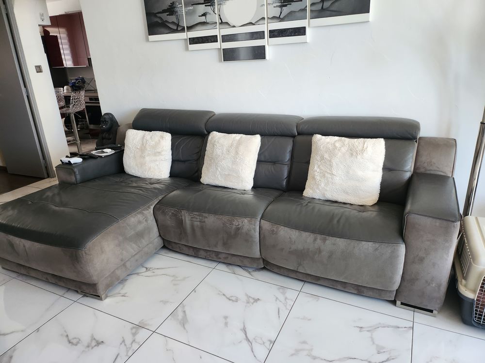 Canape d angle en cuir Meubles