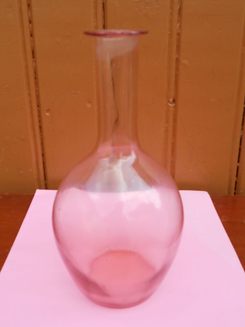 CARAFE verre ros&eacute; Décoration