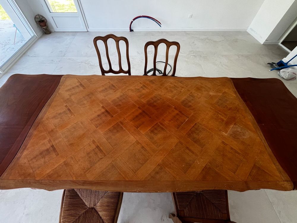 Table en merisier et 6 chaises Meubles