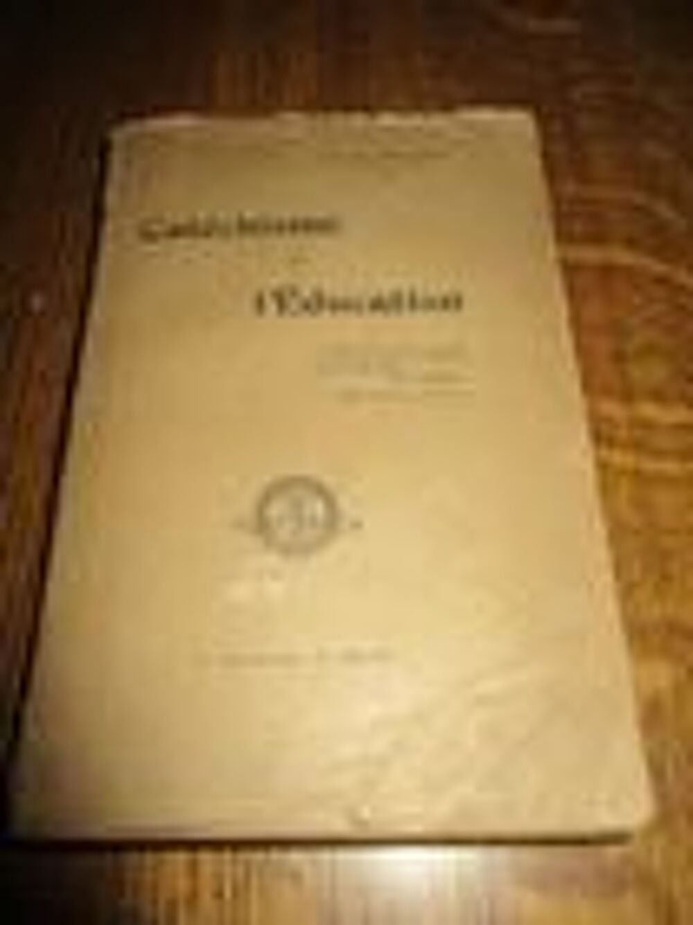 Cath&eacute;chisme de l'&eacute;ducation 