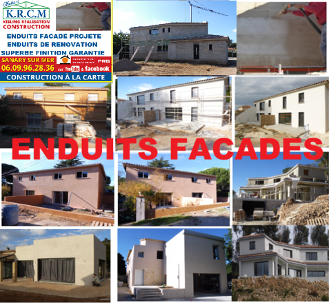 RENOVATION DE FACADES enduit ciment ou peinture 0 83190 Ollioules