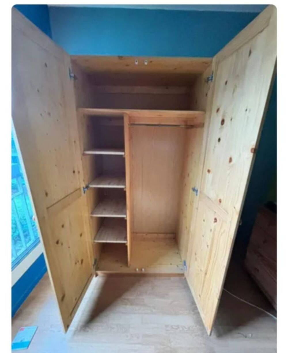 Chambre enti&egrave;re enfant/adolescent en pin Mobilier enfants