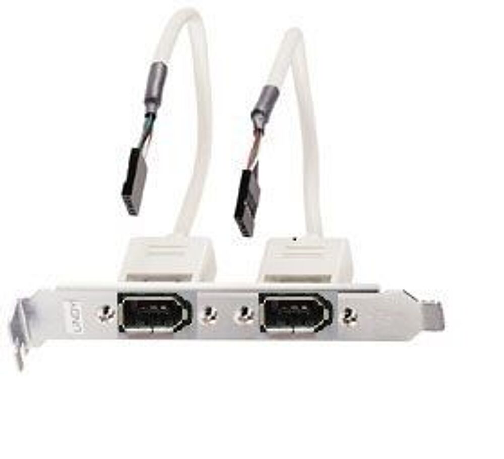 Equerre slot avec 2 ports FIREWIRE IEEE 1394. Matériel informatique
