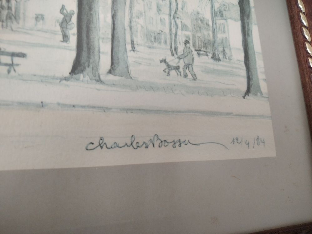 Tableau de Charles Bossu D�coration