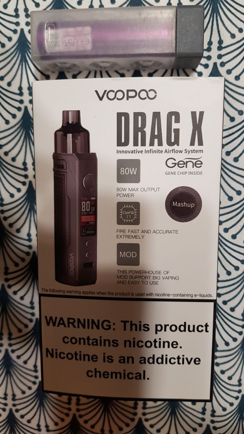 Voopoo dragx + 20 r&eacute;sistances / NEUF cigarette electronique Electroménager