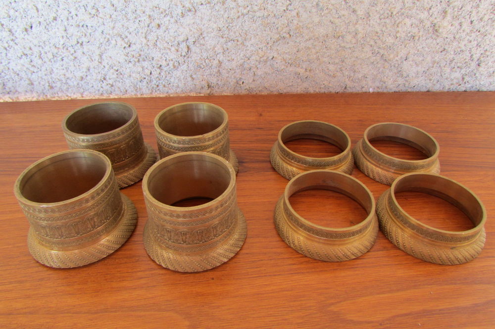 Garnitures , ornements anciens pour colonnes empires, bronze Bricolage