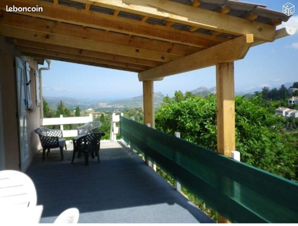   Maison avec piscine vue panoramique mer et montagne  Corse, Oletta (20232)