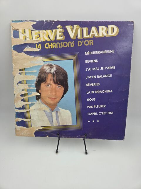 Vinyle 33 tours Herv� Vilard : 14 Chansons d'Or  10 Vulbens (74)