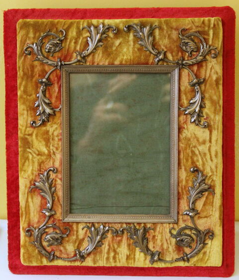 Cadre en velours Napol�on III lions 120 Issy-les-Moulineaux (92)