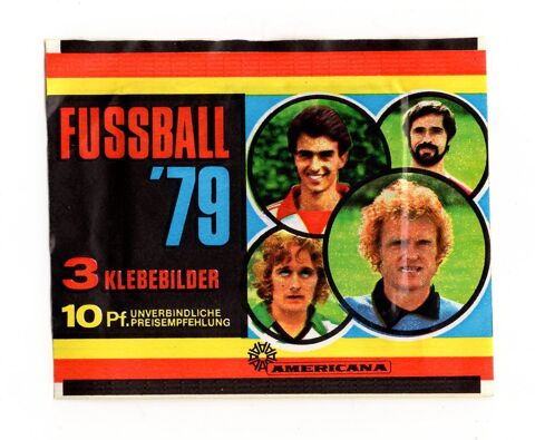 Pochette Fussball '79 - scell�e - Americana M�nchen - 1979 8 Argenteuil (95)