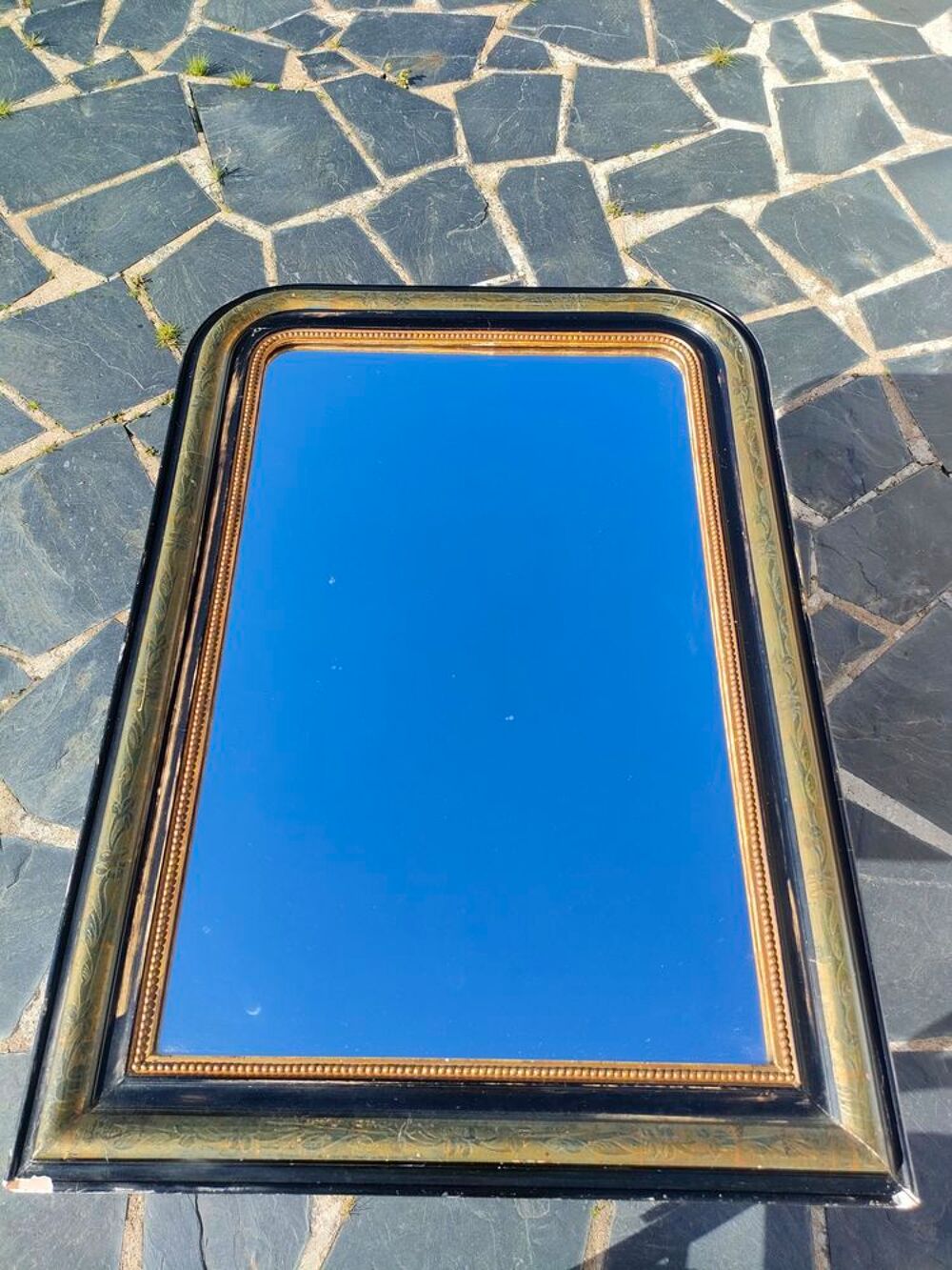 Grand Miroir ancien style Louis Philippe Décoration