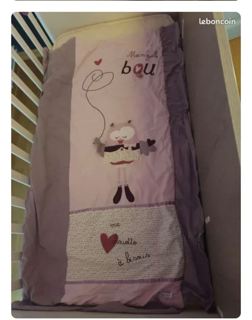 Chambre b&eacute;b&eacute; avec lit et commode Mobilier enfants