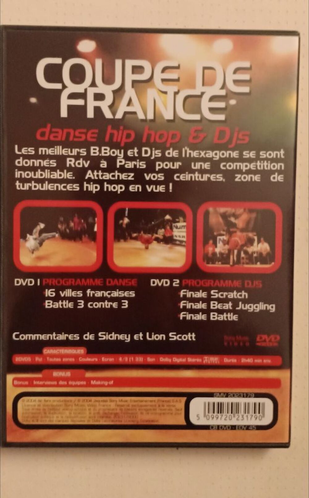 Lot de 2 Dvd coupe de France hip hop Consoles et jeux vidéos