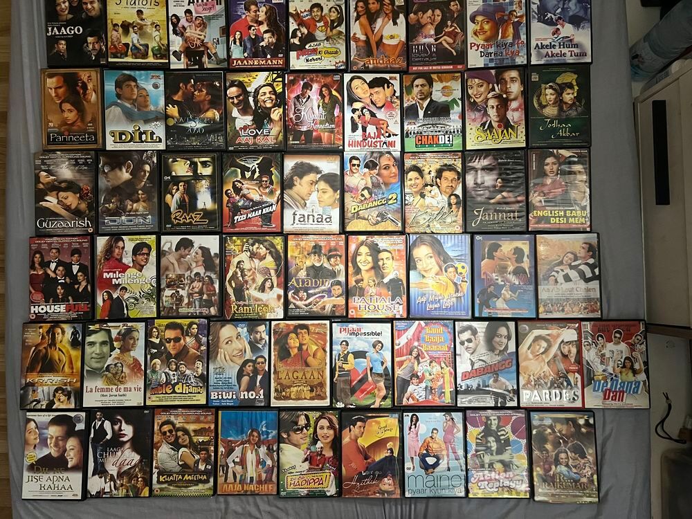 lot 82 films bollywood DVD et blu-ray