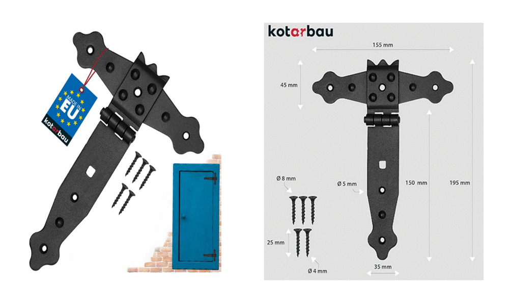 16 charni&egrave;res invisibles et 4 charni&egrave;res en croix Bricolage