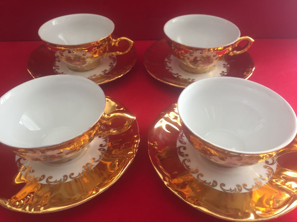 ANCIEN SERVICE A CAF&Eacute; MADE IN GERMANY BAVARIA ANN&Eacute;ES 1950 or Cuisine