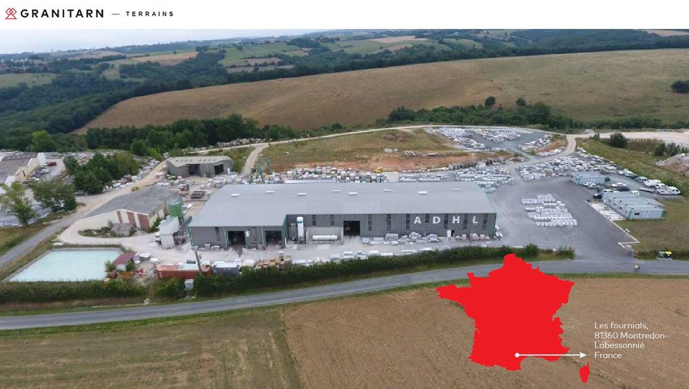 Vente Terrain terrain industriel 12 hec + btiment industriel  2260 m2 Montredon-labessonni