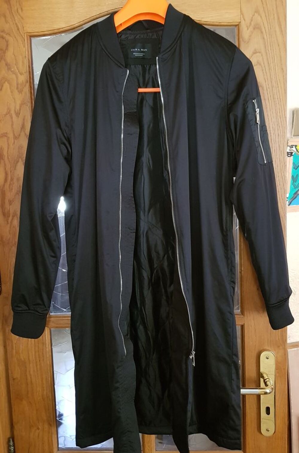 Manteau Zara noir Taille M Vtements
