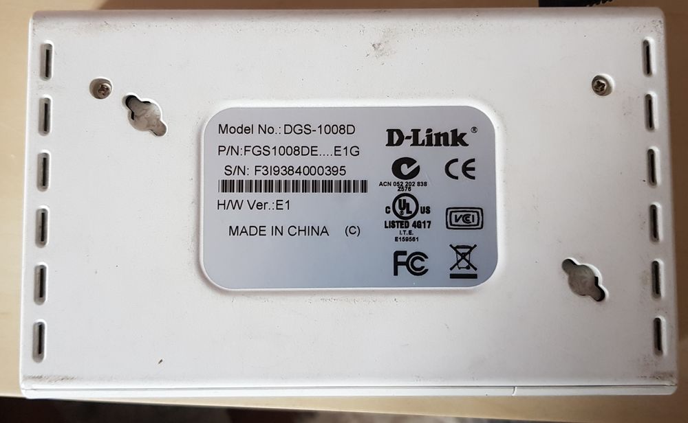 Switch eternet Matériel informatique
