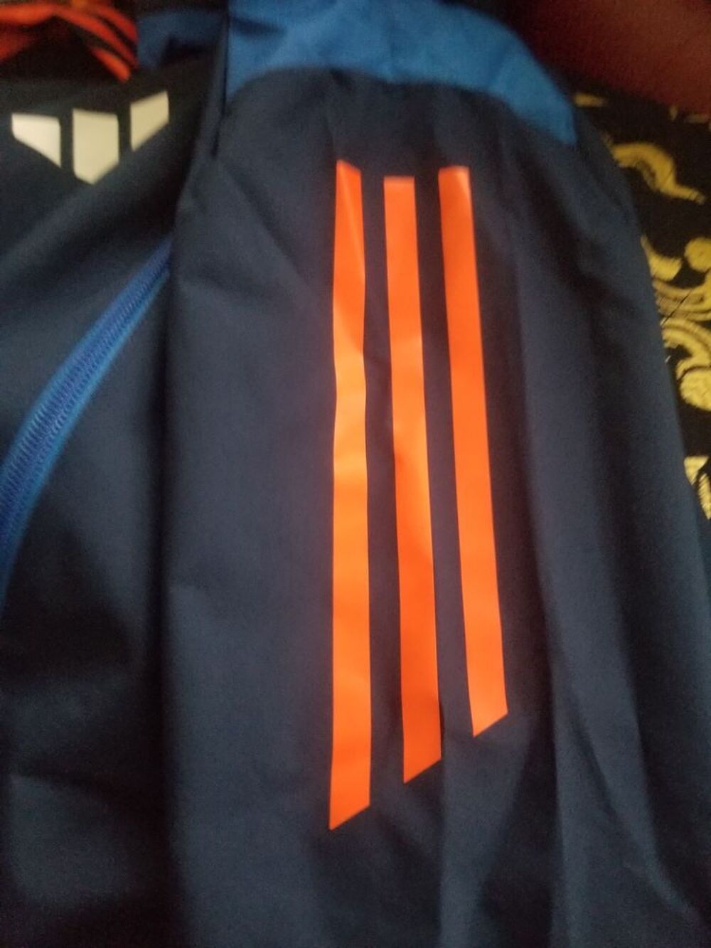 Coupe vent &agrave; capuche Adidas Marine/orange 04/24 Sports