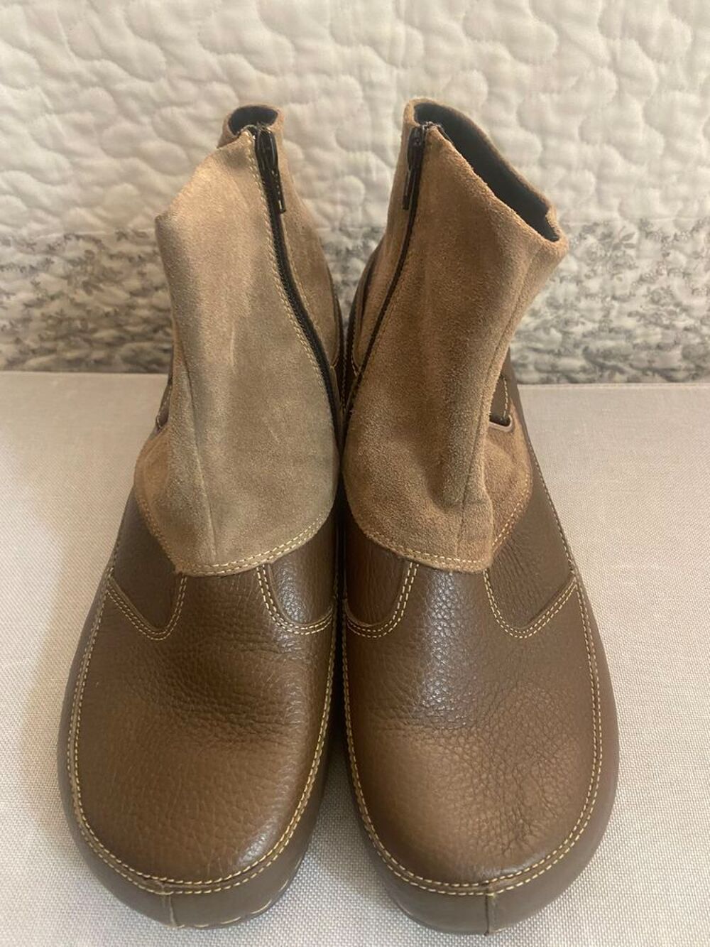 boots femme en cuir pointure 41 Chaussures