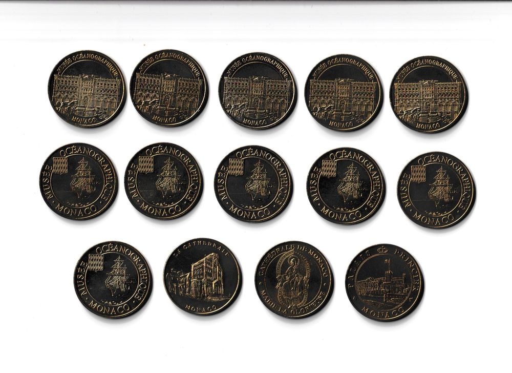 MDP Lot 14 m&eacute;dailles Monaco
