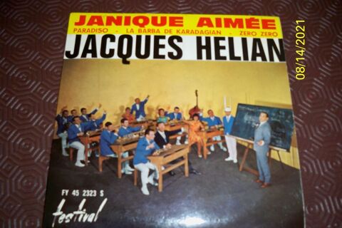 JACQUES HELIAN  et son nouvel orchestre 45T 10 Sucy-en-Brie (94)