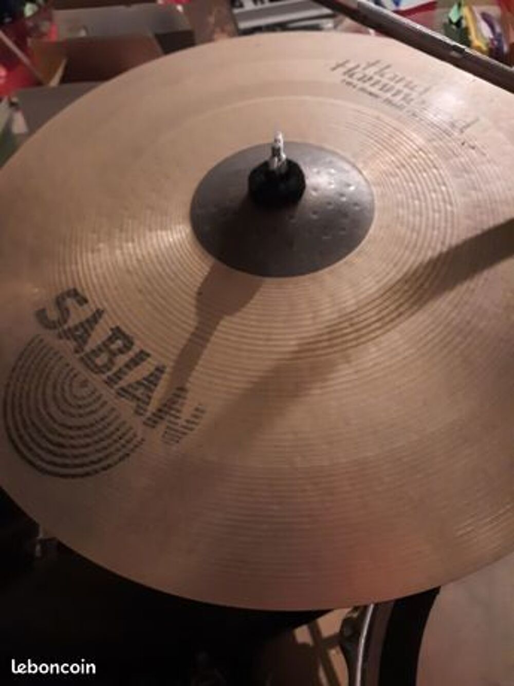 cymbale ride Sabian Hand Hammered HH raw Bell dry ride Instruments de musique