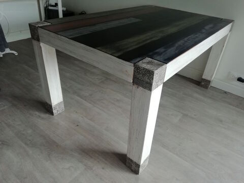 Table  manger bois massif 160 * 100 cm 275 Charenton-le-Pont (94)