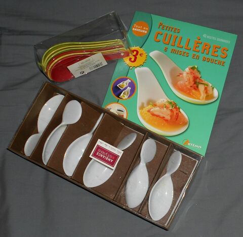 2 lots de cuill�res ap�ritif + livre recettes 6 Ervy-le-Ch�tel (10)