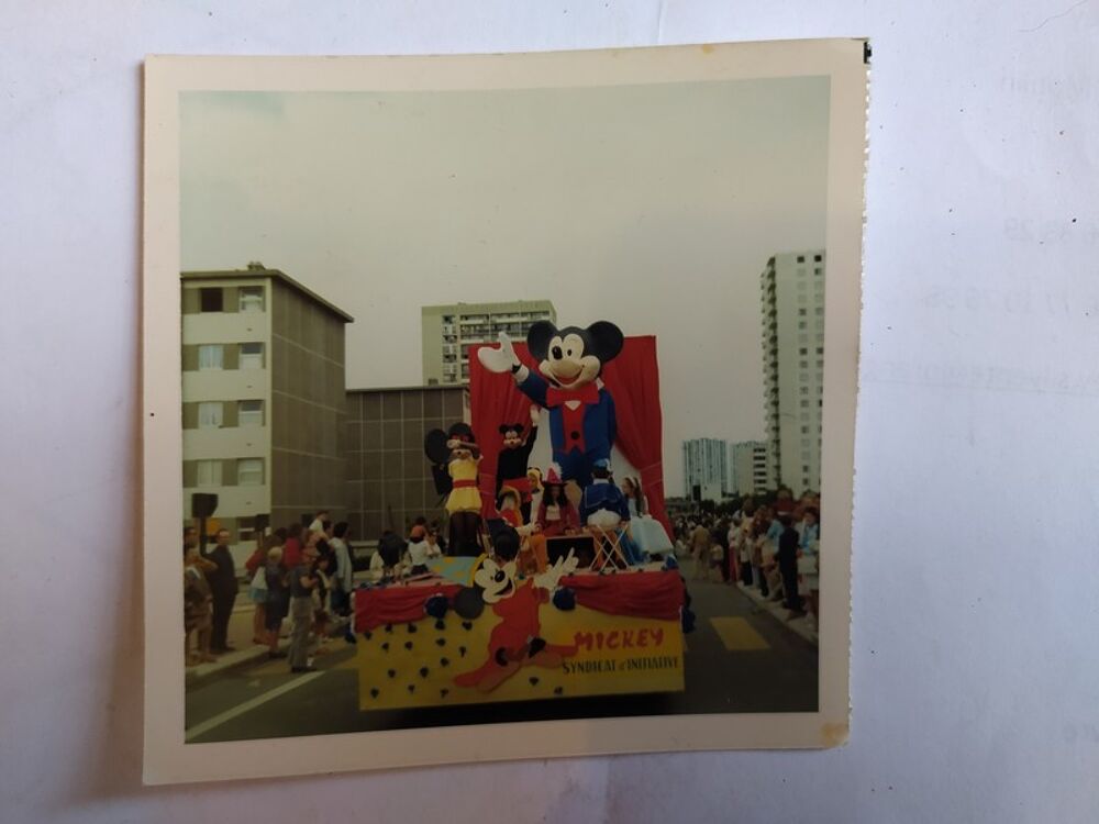 Ancienne Photographie Kodak Char Mickey Walt Disney Vintage 