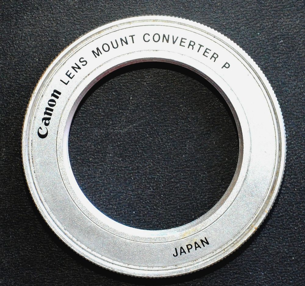 BAGUE CANON pour utilisation objectif 42 mm . Photos/Video/TV