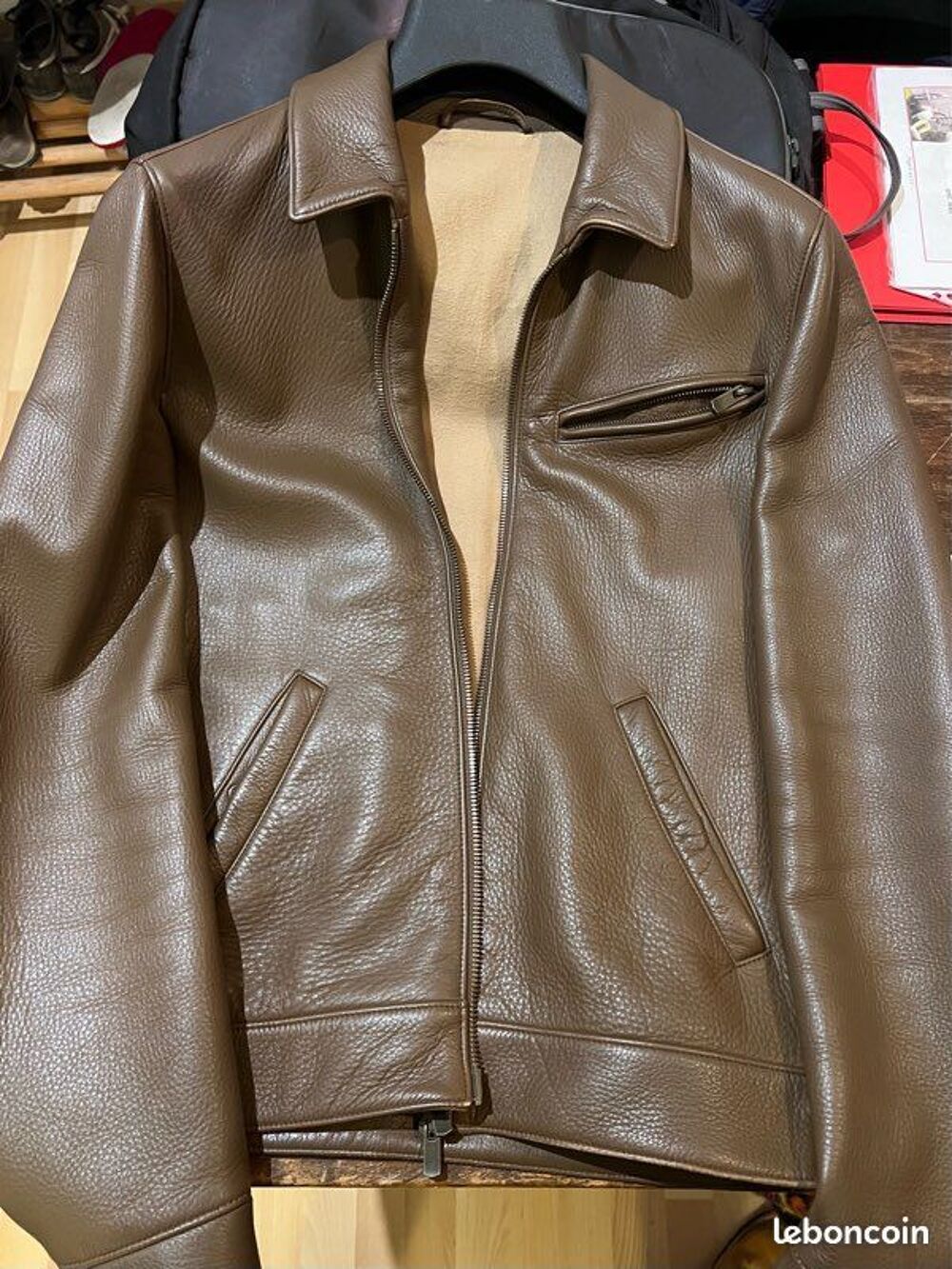 Blouson Cuir de Cerf Bonne Gueule Vêtements