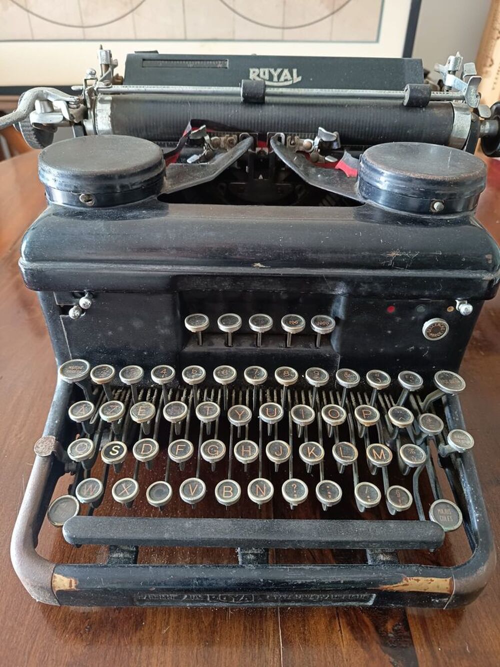 Machine &agrave; &eacute;crire Décoration