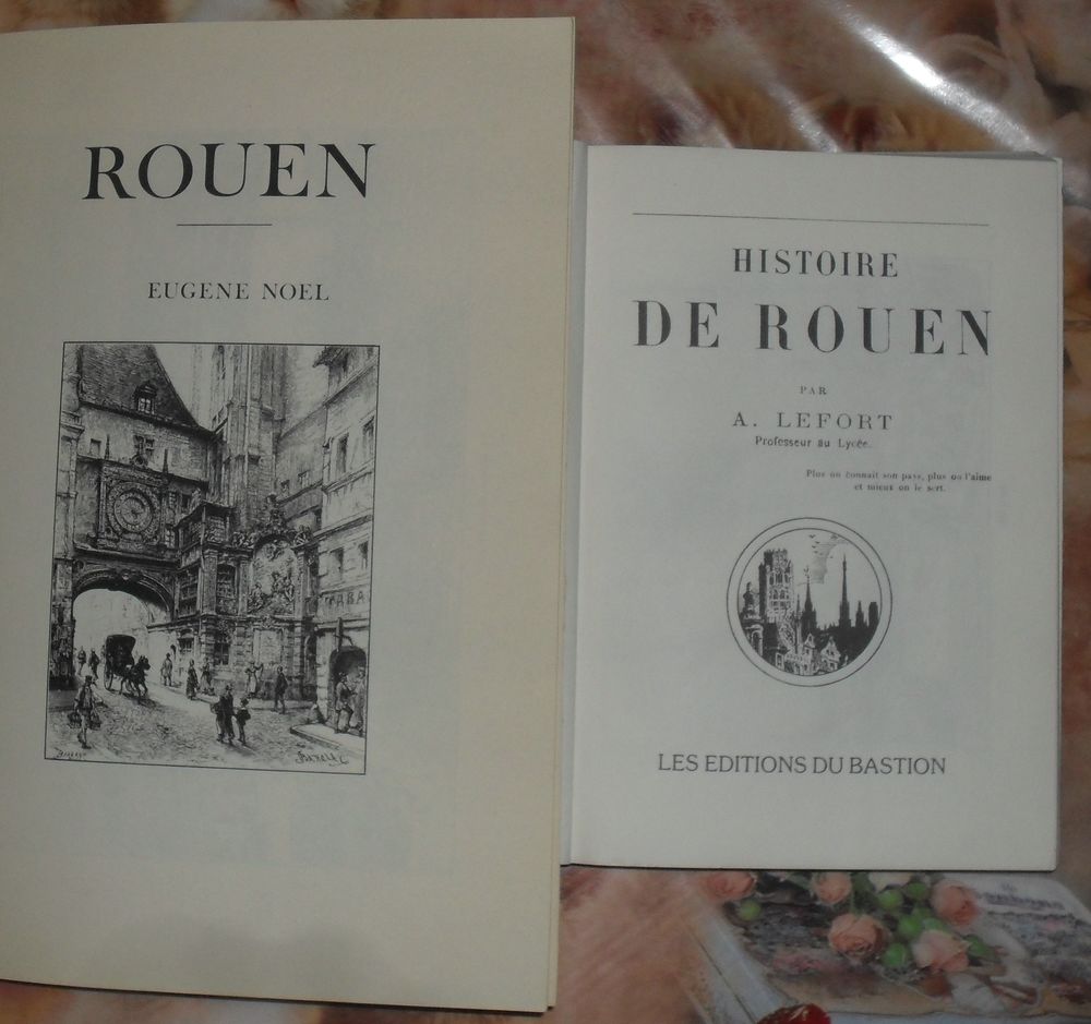 2 Livres sur l'Histoire de ROUEN en tr&egrave;s bon &eacute;tat. Livres et BD