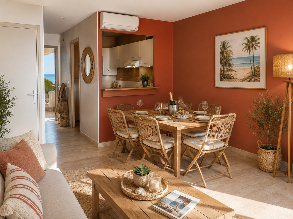 Vente Appartement RARE ! F3- 65 m²- 1ère ligne, avec terrasse et vue mer Mèze