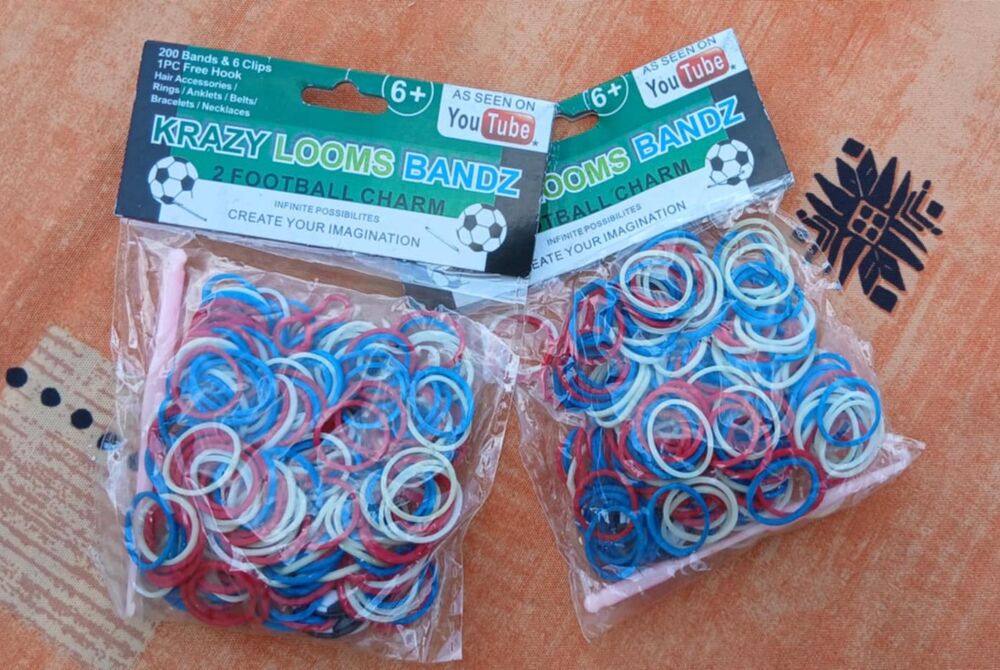 Lot n&deg;1 pour Fabriquer Bracelets Elastiques avec Clips, Etc. Jeux / jouets