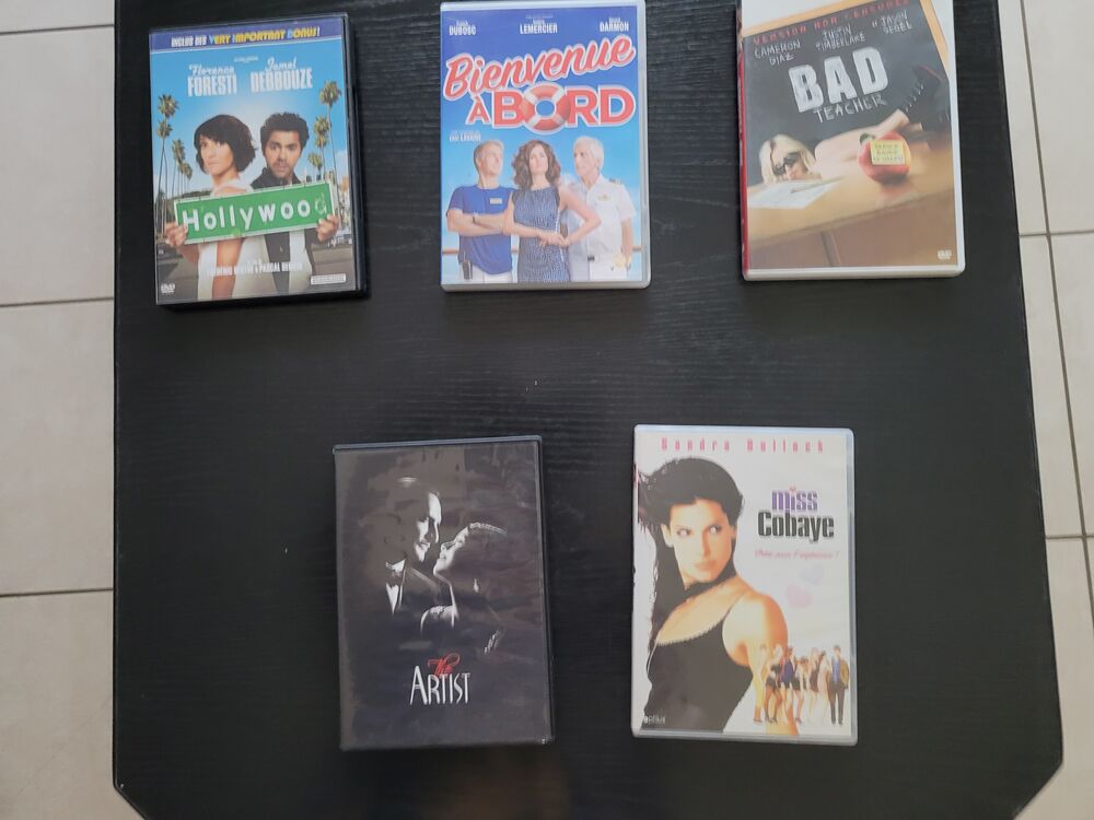 Lot de 5 DVD originaux - Com&eacute;dies &amp; Films incontournables DVD et blu-ray